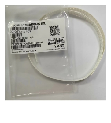 مقاومت های تراشه فیلم ضخیم بای پس جداکننده فیلتر 0603 پوشش 1000Ω