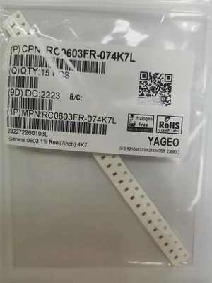 مقاومت عمومی 4007Ω 0603 تراشه لایه ضخیم ± تحمل مقاومت 5%
