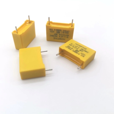 خازن ایمنی 0.1uF/275V/310V مورد استفاده در سراسر خط