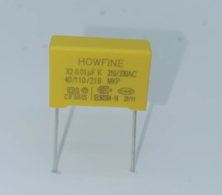 خازن ضد گیر فیلم پلی پروپیلن 103K/310V P15mm برای LED